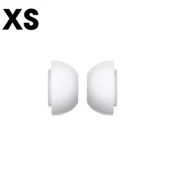 Soft Liquid Silicone Replacement Ear Tips - Secure Fit, Anti - Slip Design - 8 Pairs (White - XS)
