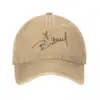 Britney Spears SIGNATURE Baseball Caps Snapback Washed Denim Hats Outdoor Adjustable Casquette Hip Hop Baseball Cowboy Hat 1