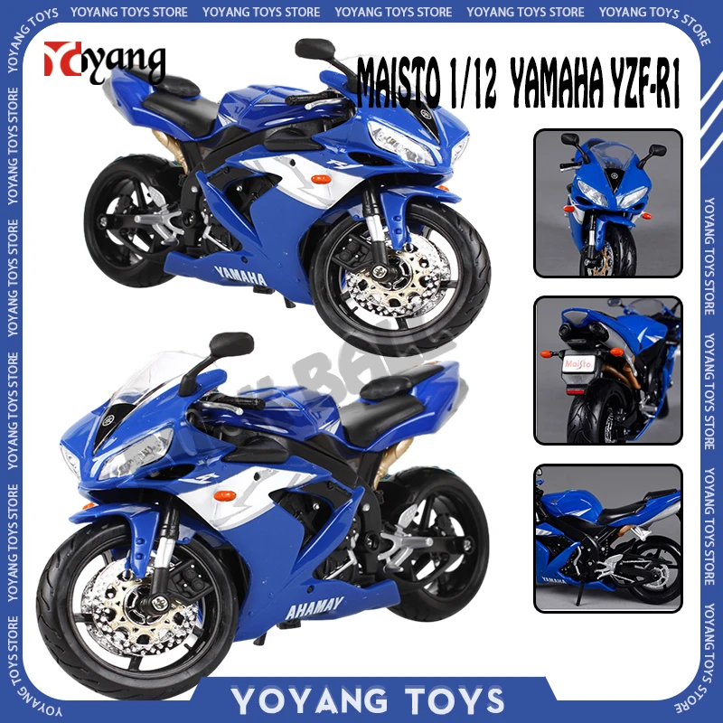 

Maisto 1/12 Scale YAMAHA YZF-R1 Motorcycle Collectble Street Motorcycle Car Model Alloy Diecast Models Car Toys For Boys Gift GK