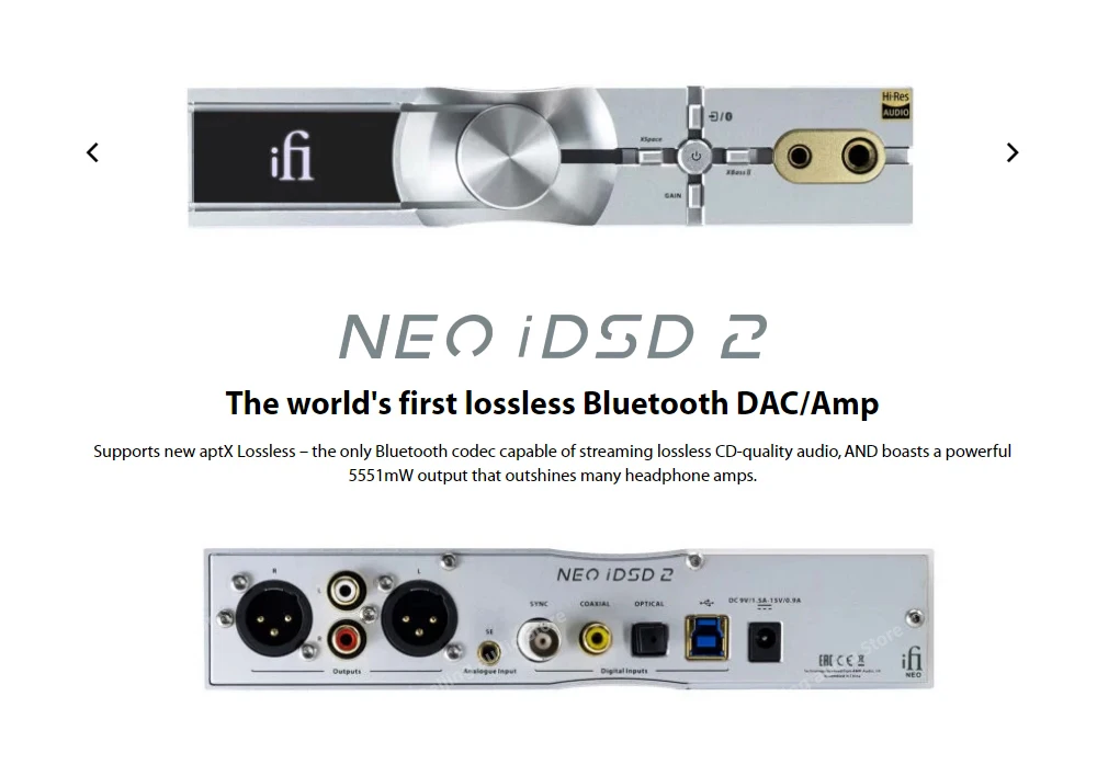 iFi NEO IDSD 2 Digital Audio Music Decoder Lossless DAC iFi NEO IDSD 2 Digital Audio Music Decoder Lossless DAC