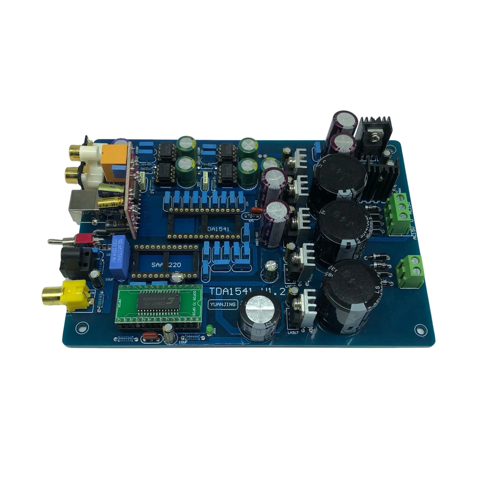 Hot sale CYJ-TDA1541 Optical Fiber Coaxial Decoder Board (Including USB, Excluding TDA1541 and SAA7220 IC)