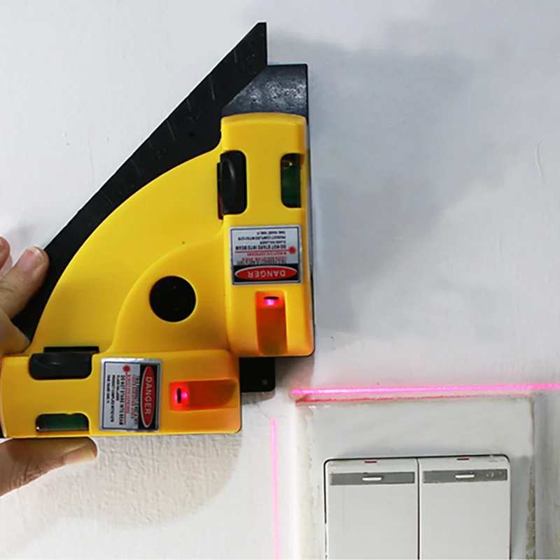 Right Angle 90 Degree Laser Level laser level level gauge laser angle gauge for Tile Work Woodworking Professional Level Meter Construction Tool
