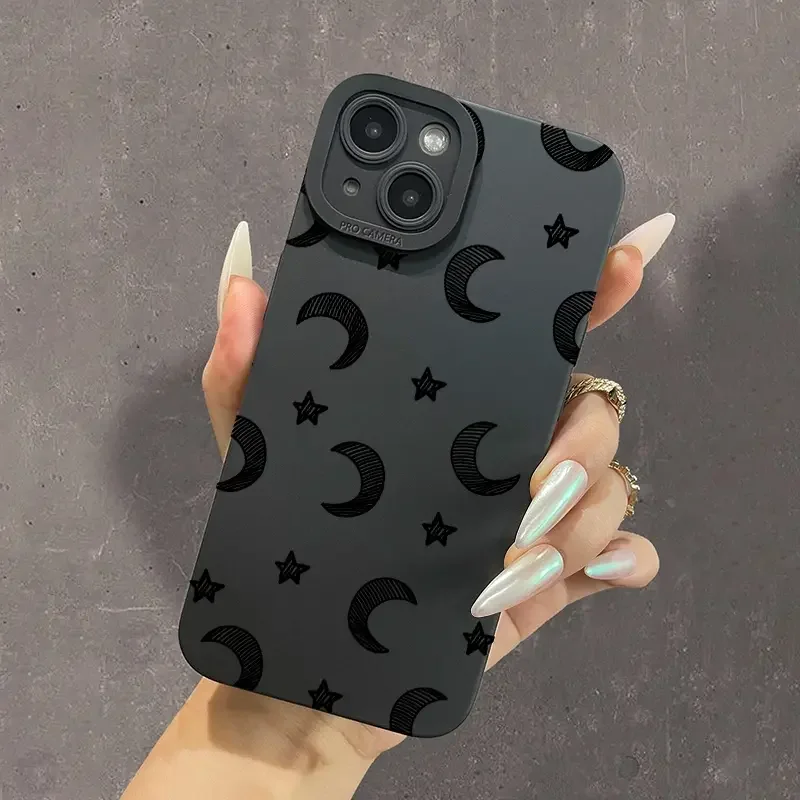Five-Pointed Star Silicone Phone Case - Soft Cover