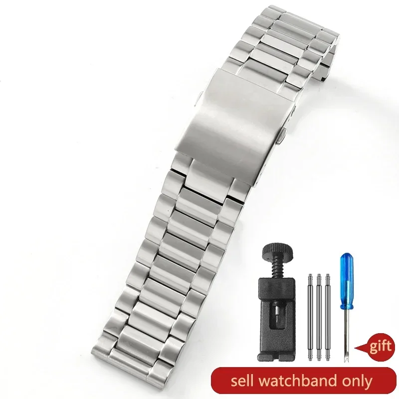 thumbnail image 1 of Correa de reloj de acero macizo de alta calidad para hombre, correa de reloj de 22, 24, 26 y 28 mm, para Diesel Watch Band Dz4316 7395 7305, 1 of 5