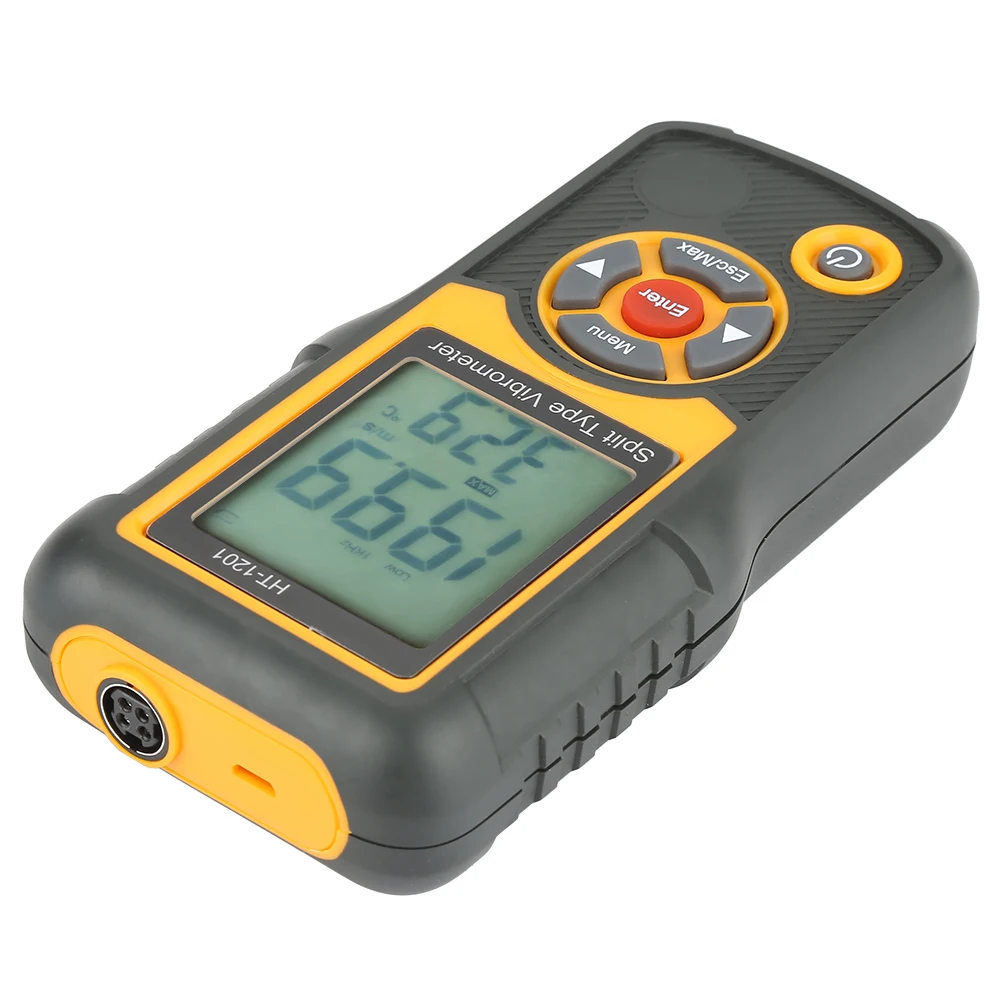 Digital Precision Split Type Vibration Meter Tester Acceleration Sensor Gauge Vibration Meter Digital Vibrometer