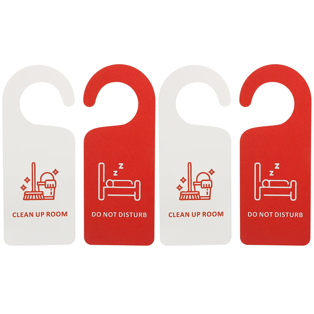 

Clean Up Room Sign Do Not Disturb Sign Double-sided Door Hanger Sign for Hotel
