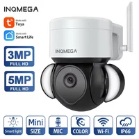 INQMEGA 5MP TUYA caméra intelligente Cloud caméra de Surveillance vidéo extérieure WIFI suivi automatique Google Home Alexa caméra CCTV PTZ Cam 1