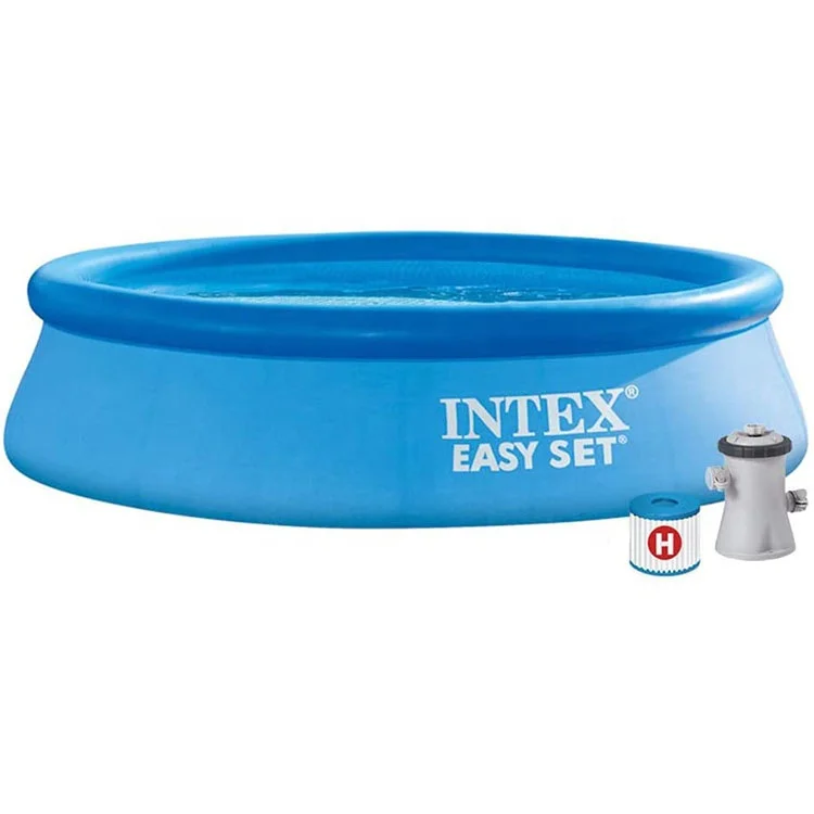 Original INTEX 28120 10FT*30IN Easy Set Inflatable Above Ground Pool Big Family Swimming Pool