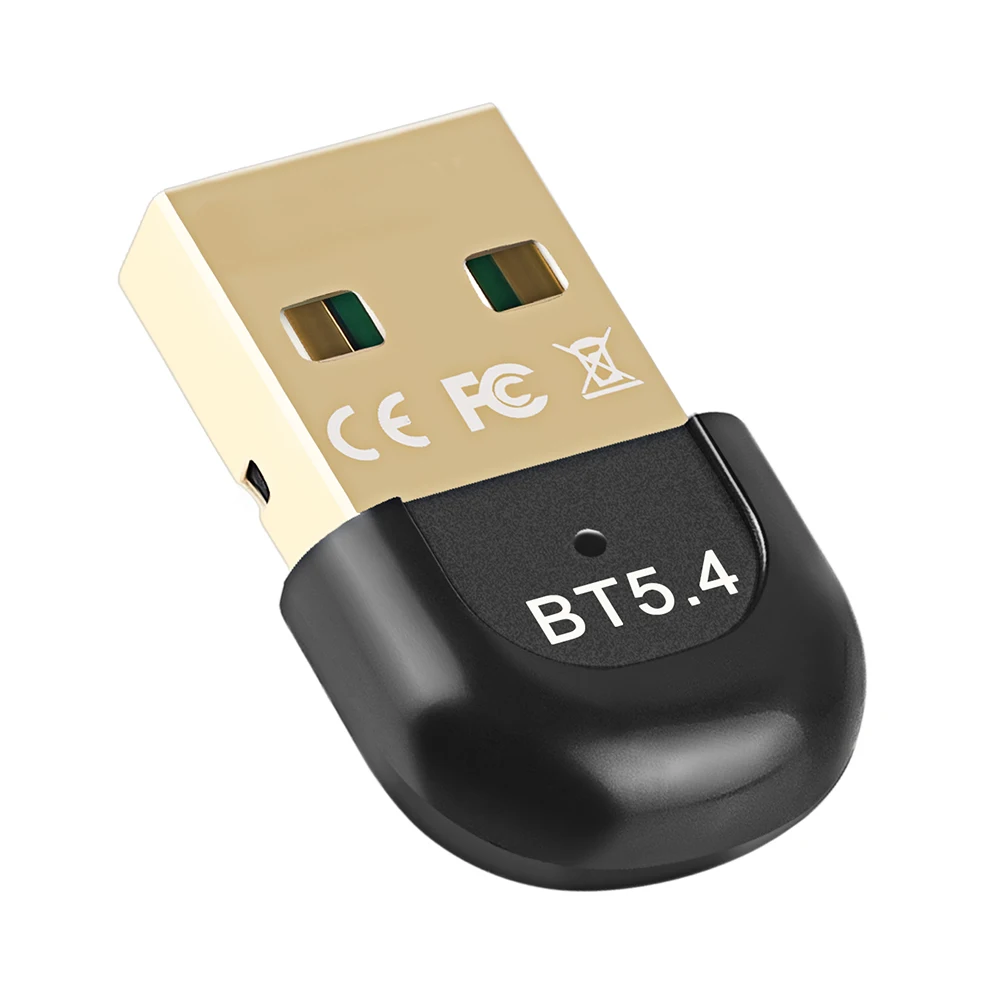 USB 블루투스 호환 5.4 어댑터, 무선 USB 어댑터, 드라이버 프리 USB 동글 어댑터, 플러그 앤 플레이, 컴퓨터 PC 노트북용