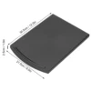 ZK40 Sliding Coffee Maker Tray Mat Countertop Coffee Machine Appliance Moving Holder Black 3