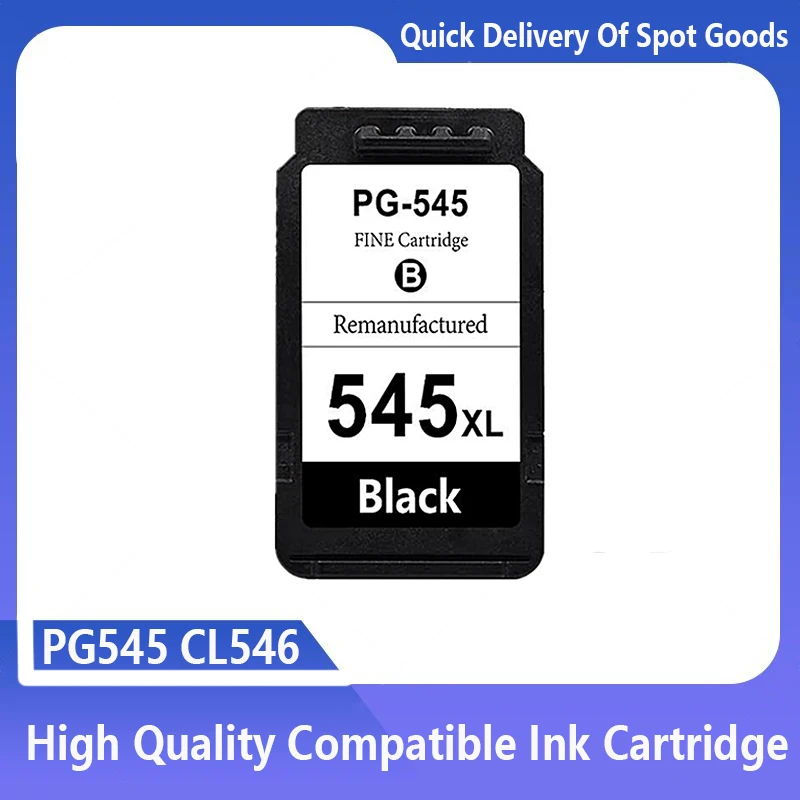 

1X черный совместимый чернильный картридж PG545XL CL545 XL PG545 CL546, сменный картридж для принтеров Canon IP2800 IP2850 MG2400 MG2450 MG2455
