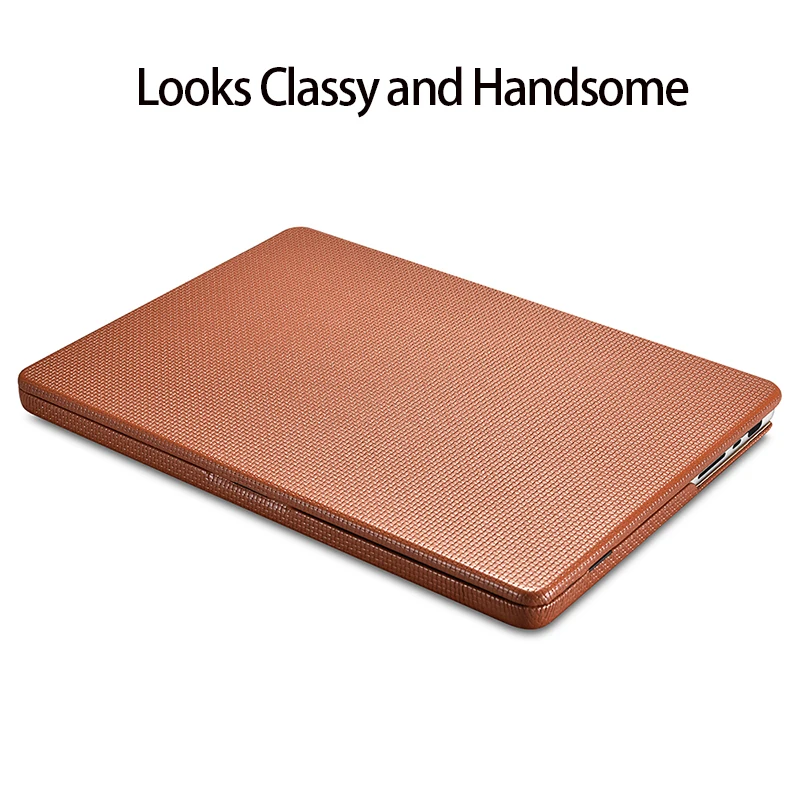 couro genuíno para macbook pro caso couro para macbook pro caso pele real capa para portátil
