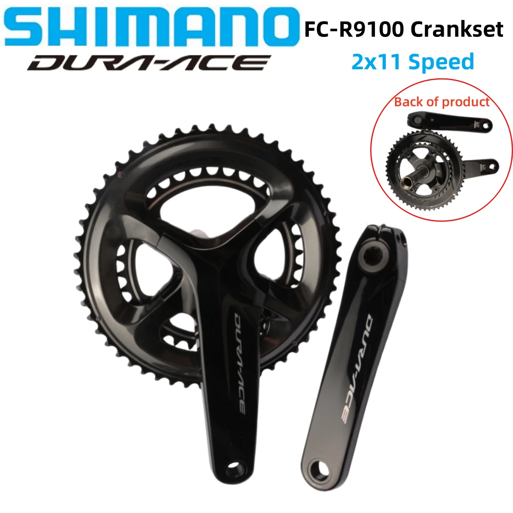 Cranckset Shimano Dura-ace Ga200 Black Drilled Ring Pédalier 53/42