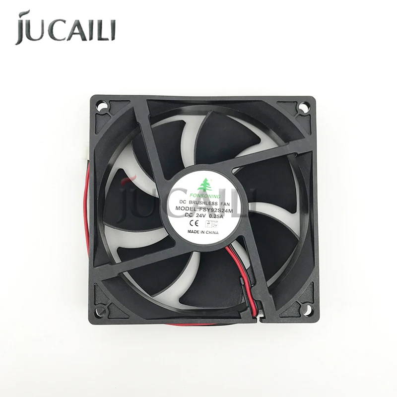 

Jucaili Printer Suction Fan Turbine Blower Cooling Fan DC24V 0.25A for Large Format Printer Paper Suction Blower Fan