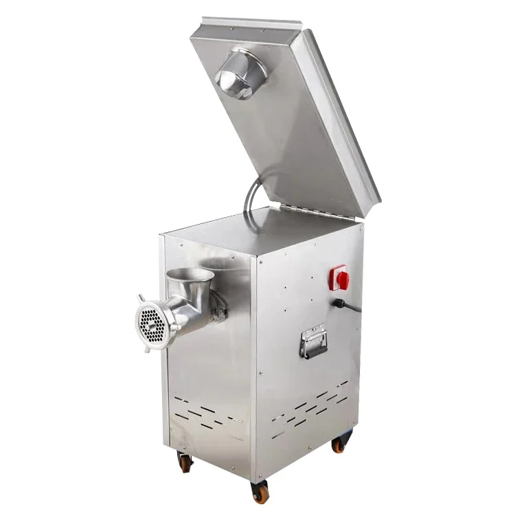 Picadora Moedor De Carn Industrial Maquinas De Moler Carne Hachoir A Viand Industriel Commercial Stainless Steel Meat Grinder 2