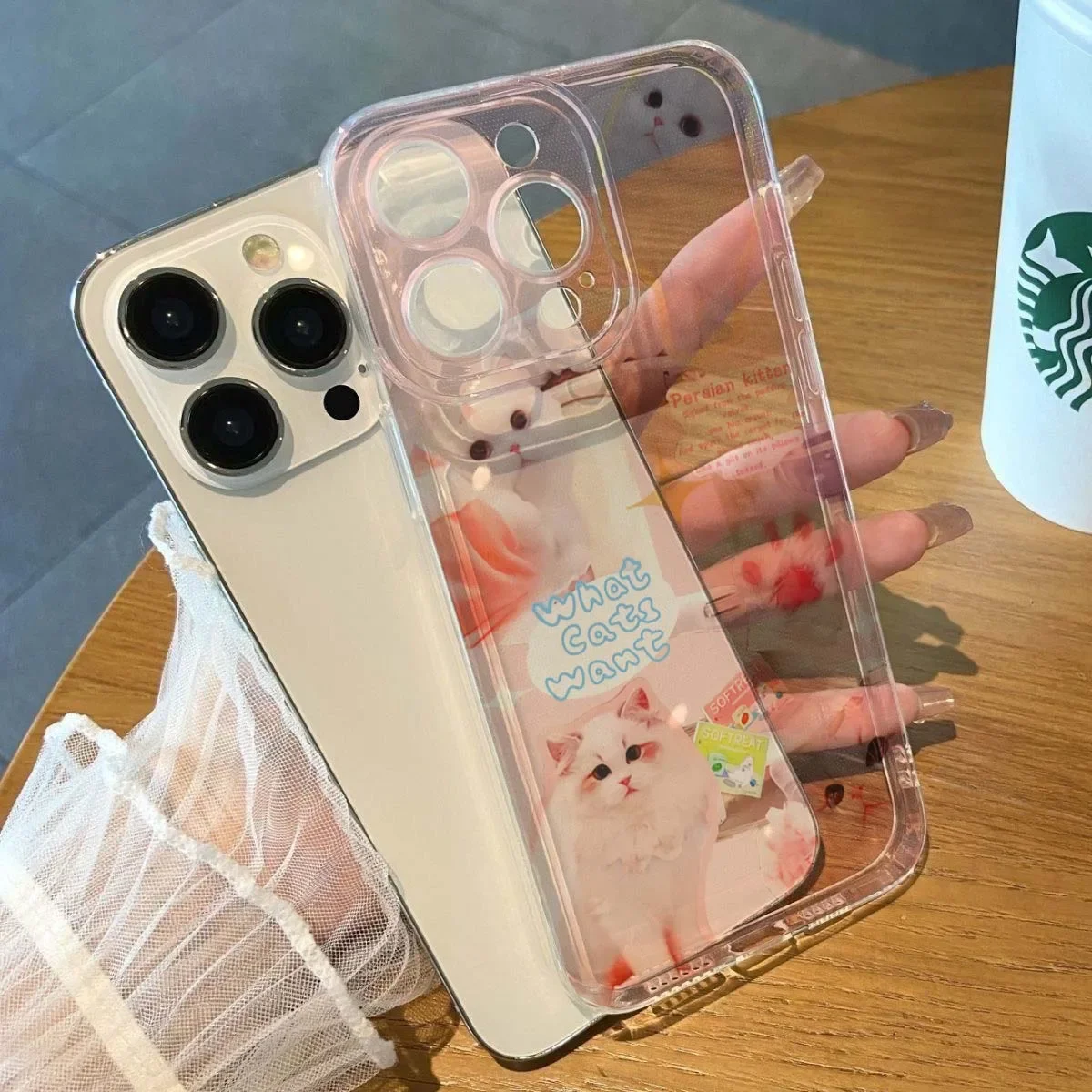 Vibrant Cat-Themed Phone Case
