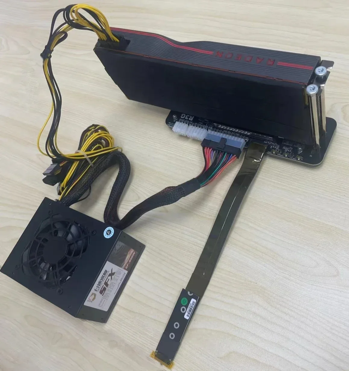 Adaptador Externo de Placa Gráfica Portátil Cabo de Extensão Egpu Ancoragem Pci Express Gen4 Adt Link R43sg 4.0 m2 Laptop - Imagem 2