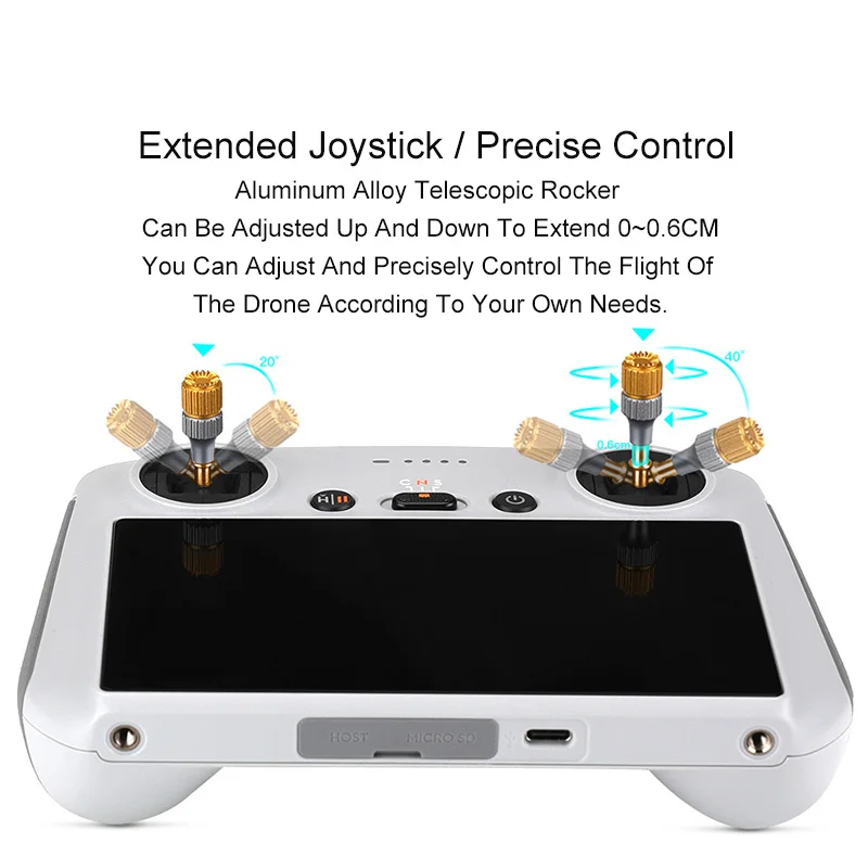 RCSTQ RC Joystick Sticks For  Avata 2 for  FPV Remote Controller Sticks for  Min