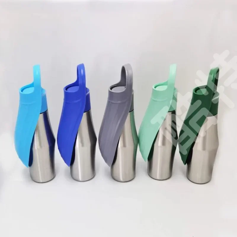 Water Bottle Portable Water Dispenser Pet Accompanying Cup Stainless Steel Dog Going Out Cup Outdoor