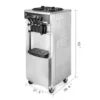 Ice Cream Machine Professional Ice Cream Maker Manufacturer Soft Serve Ice Cream Machine 3