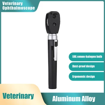 Oftalmoscopio diretto veterinario, set otoscopio, spettola per orecchie animali, kit per esame oftalmico e ORL