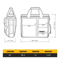 ToughBuilt TB-EL-1-M2 Quick Access Laptop Bag Shoulder Strap Medium Tools TOUGHBUILT Packaging Bag 2
