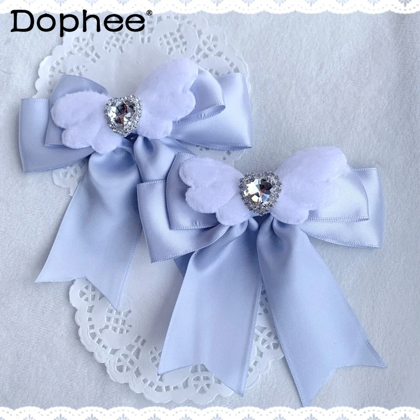 

Customized Side Clip Asian Culture Cute Mine Series Mass-Produced Handmade Bow Barrettes New Headwear For Girls Accessories
