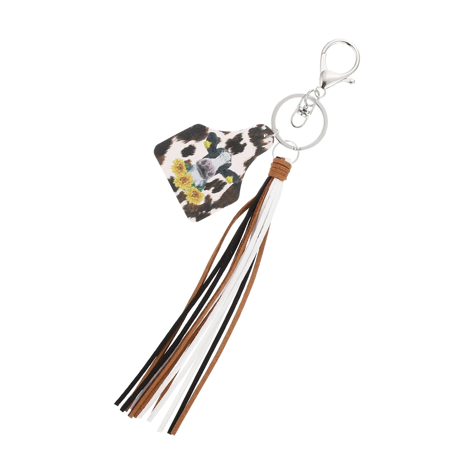 

Bull Keychain Bag Hanging Accessories Pendant Fob European and American Tassel Metal