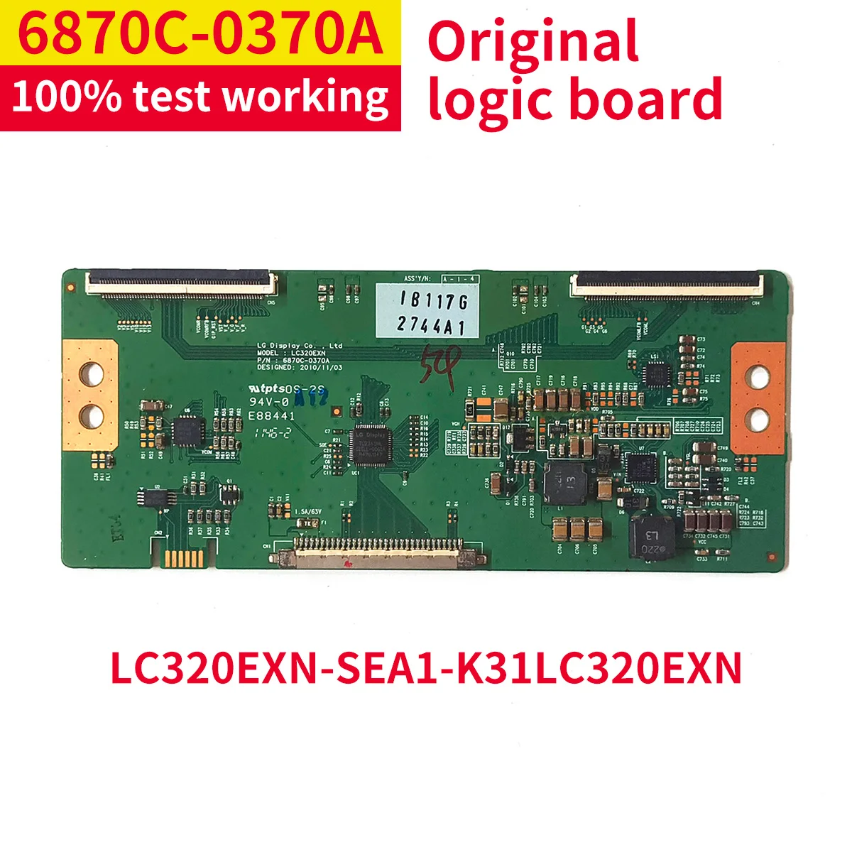 

Origina 6870C-0414A 6870C-0370A Logic Board for LC320EXN-SEA1-K31LC320EXN