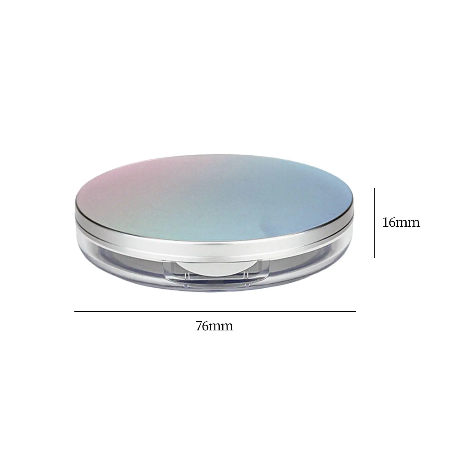 Powder Box Loose Powder Compact Container Slim DIY Plastic 3G for Travel