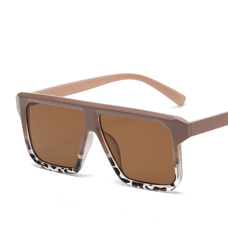 

New Fashion Luxury Brand Design Square Sunglasses Women Retro Eyewear Female Classic Large Frame Sunshade Men Glasses