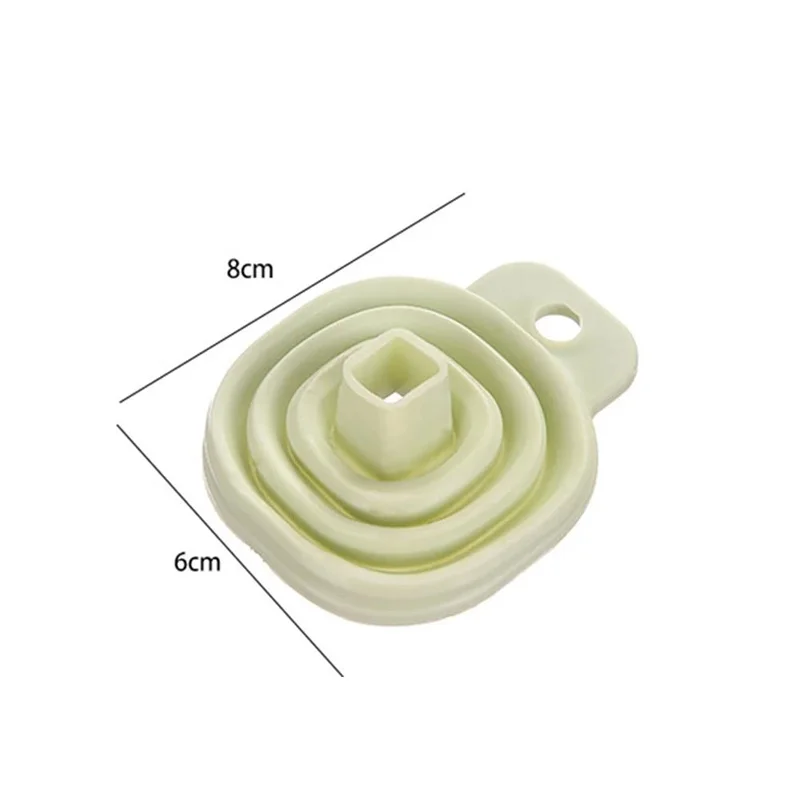 Silicone Funnel Portable Folding Collapsible Used To Transfer Liquid Powder Household Cooking Accessories