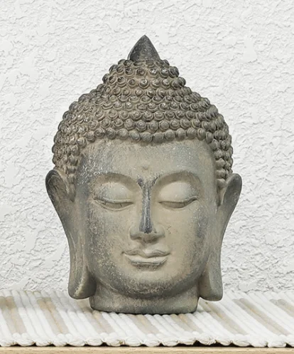 ピ*タ様 仏像の頭部 置物 黒い台座付き 楽天市場】仏像 置物の通販