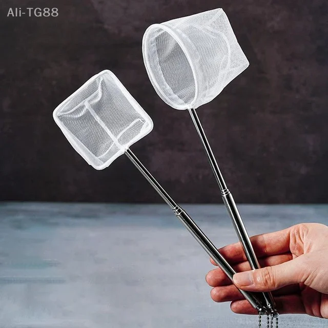 Aquarium Fish Fishing Net Stainless Steel Retractable Small Shrimp Fishing Nets Fish Accessories For Fish Tank Cleaner Tool 3