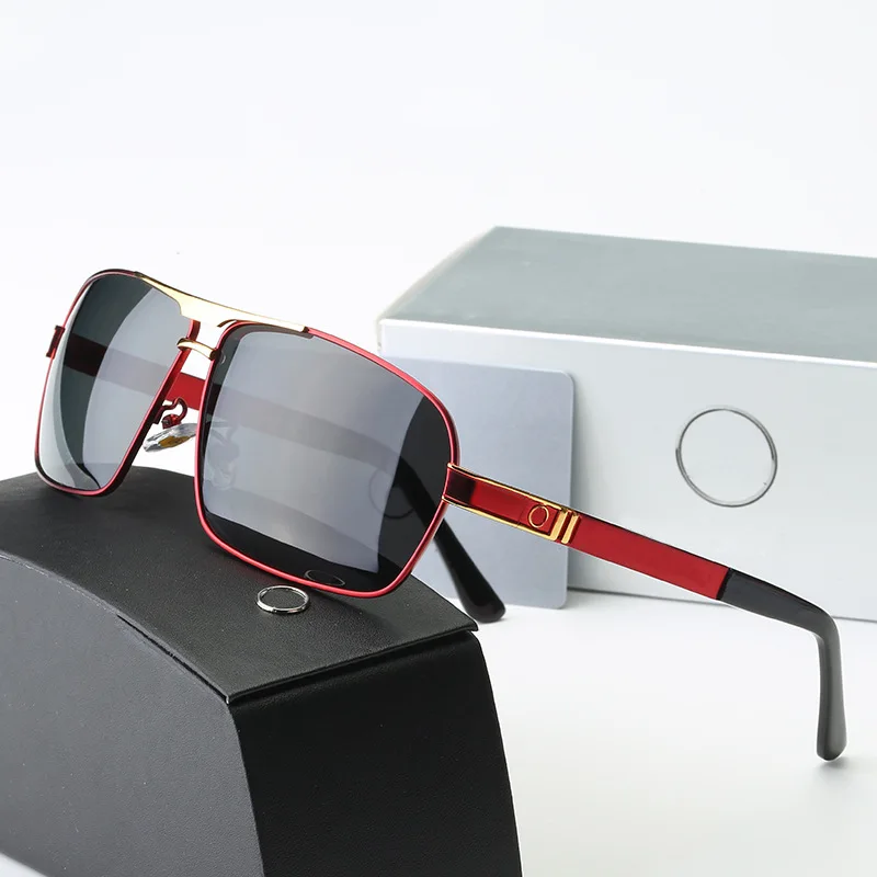 Retro Square Sunglasses Men Polarized UV Outdoor Driving Glasses 722 For Mercedes Benz