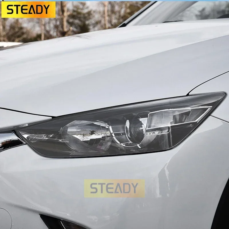 

2 Pcs Car Front Light Transparent TPU Sticker Headlight Protective Film For Mazda 3 6 CX-3 CX-5 CX-9 Accessories