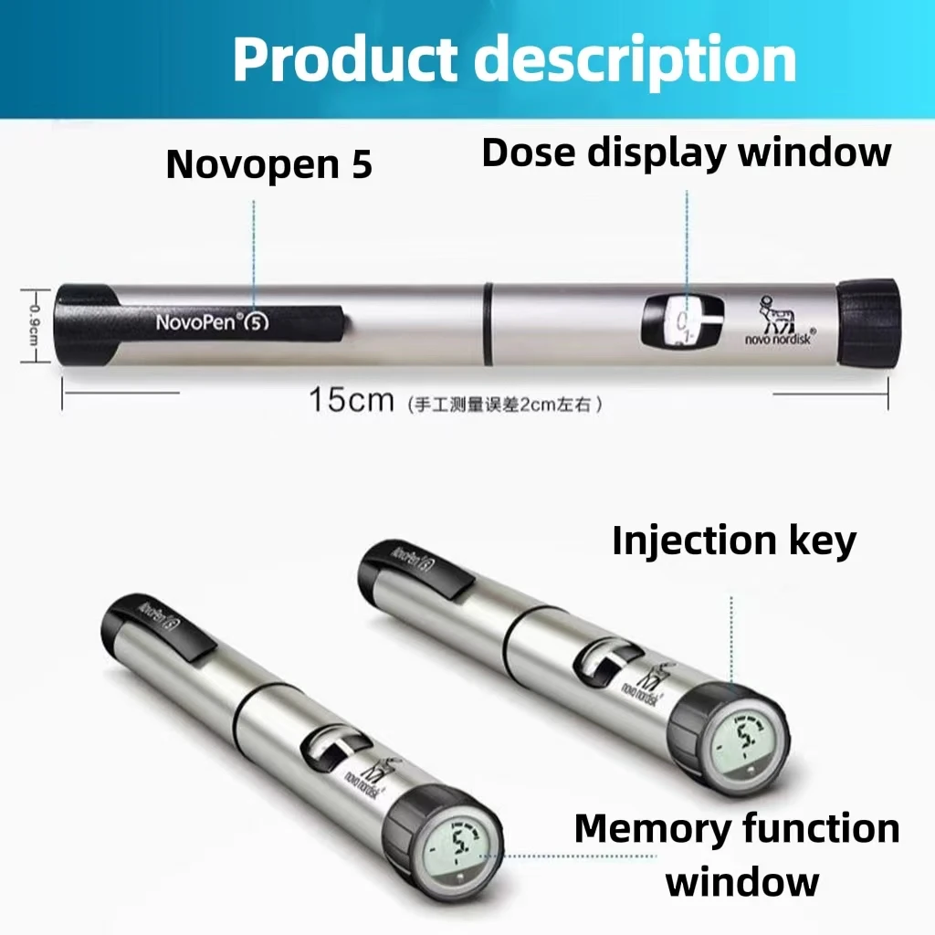 Penna Novo Nordisk Penna Per Insulina Novo Pen 5 Nordisk Iniettore Per Insulina Famiglia Novopen 3Ml Iniezione Di Memoria Di Zucchero Nel Sangue