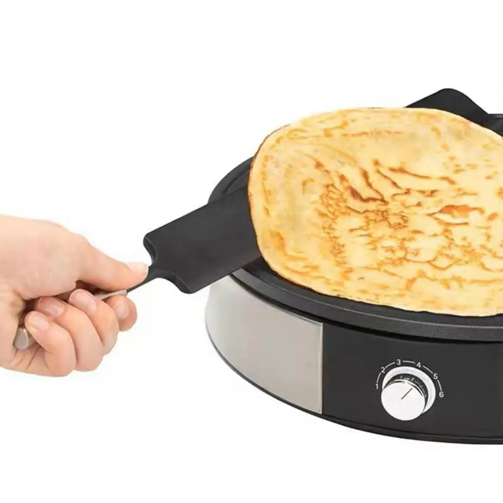 1PC/1 Set Pancake Spatula Stainless Steel French Crepe Spreader Reusable Pancake Batter Spreading Tool for Bakery Kitchen silicone spatula cream spatula kitchen spatula pancake batter mixer