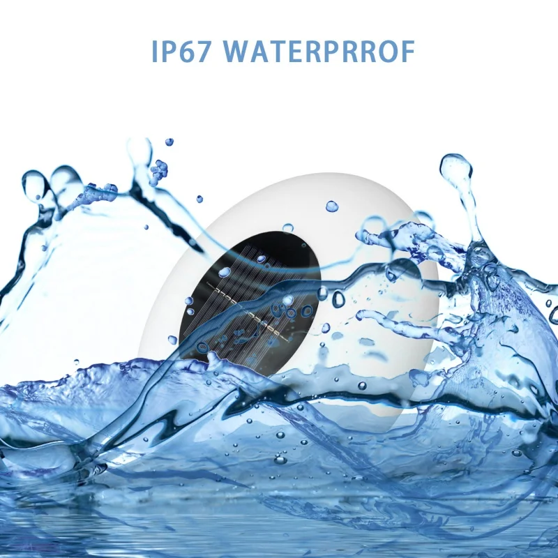 

New And Unique Solar Float Light Swimming Pool Light Outdoor Waterproof Lawn Light Colorful LED Water Surface Float Light
