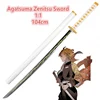 104cm Hashibira Inosuke Sword Weapon Demon Slayer  Cosplay Sword 1:1 Anime Ninja Knife PU toy 3