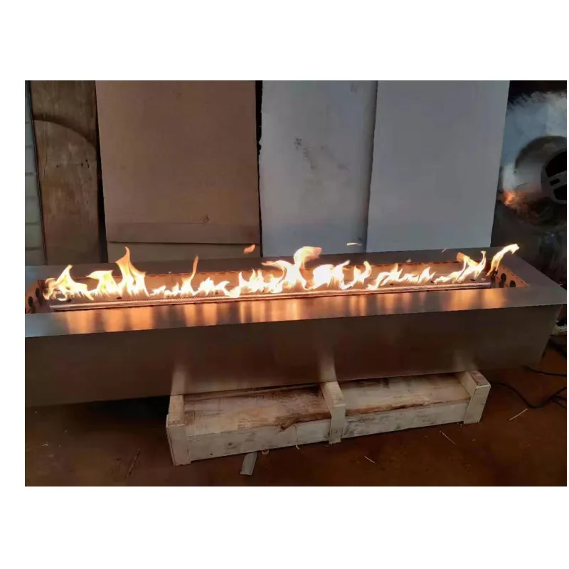 to door outside 1500mm length natural gas LGP gas fireplace burner
