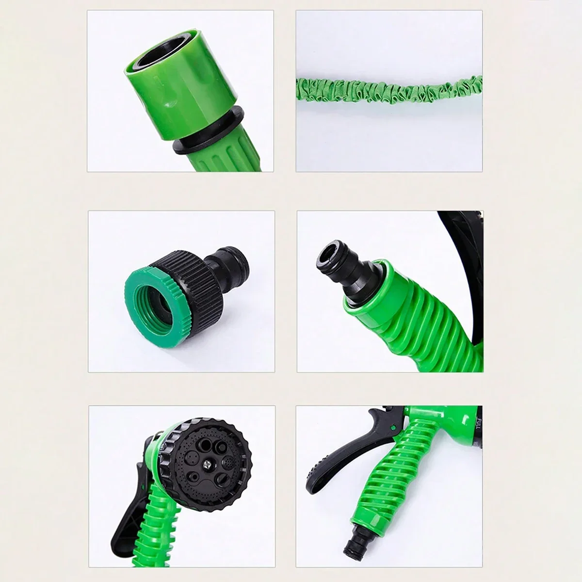 Expandable Magic Hose, High-Pressure Car Wash, 7Water Spraying Functions, Water Gun, Home Garden Watering Hose garden hose