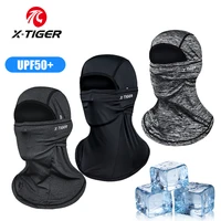 X-TIGER Cycling Cap Summer Breathable Ice Silk Sun Protection Cycling Mask With Glasses Hole TMB Bicycle Motorcycle Headwear 1