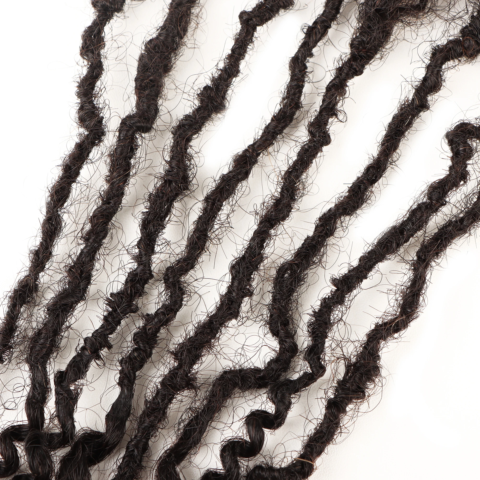 Orientfashion-Extensions de Cheveux Micro Crochet, Déesse des Cheveux, Locs Doux, Micro Dreadlocks, Interlocs avec Extrémité Bouclée