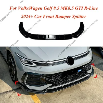 Front Bumper Splitter Kit for Volkswagen Golf 8.5 MK8.5 GTI R Line 2024 onwards
