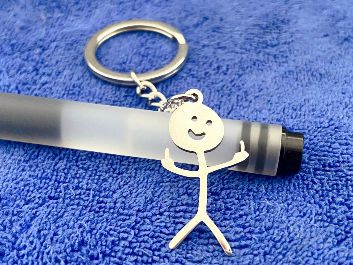 Funny Doodle Stickman Keychain (Buy One Get One Free)