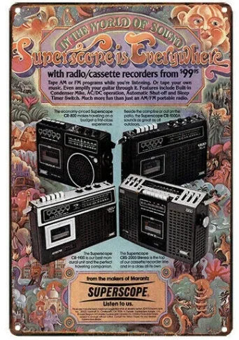 Novità Sign1977 Marantz 2500 Ricevitore Stereo Vintage Look Replica Segno In Metallo Più Potente