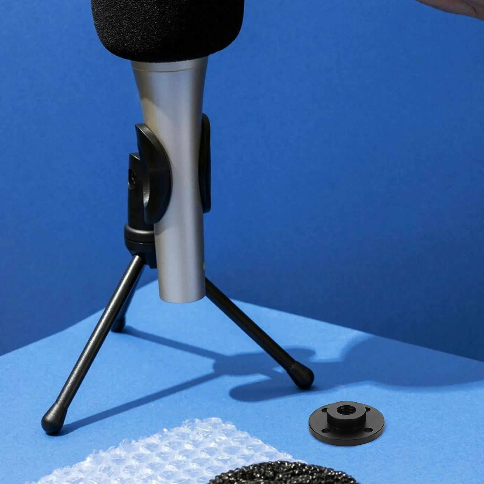데스크탑 마이크 스탠드 마이크 마운트 암 홀더 스탠드 플랜지 벽 고정 브래킷