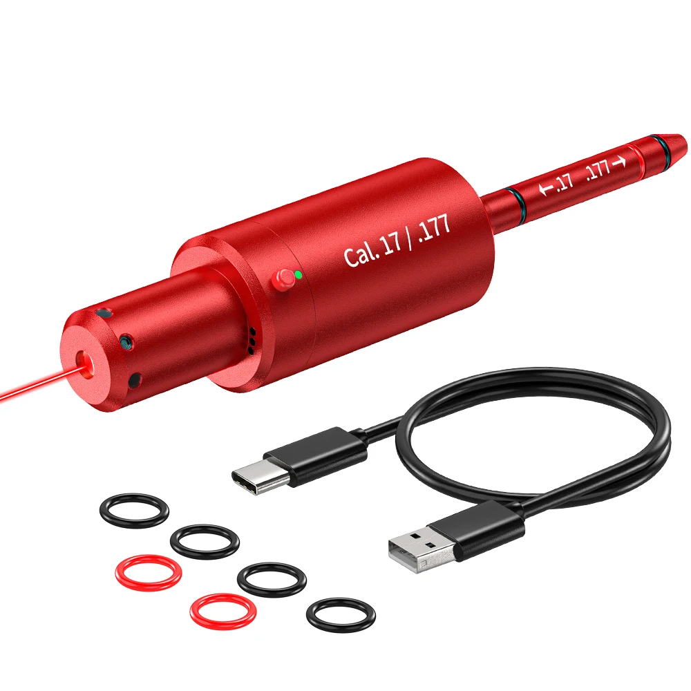 17/177 Dual-Purpose Magnetic Suction Laser Training Bullet Red Dot Dry Powder Laser Training Ammunition for Gun Practice