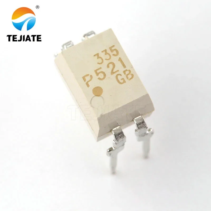 1 팩 TEJIATE 광 커플러 TLP521 P521 SOP-4 SMD 트랜지스터 광전 출력 광 절연체 임프린트 335 409 1420